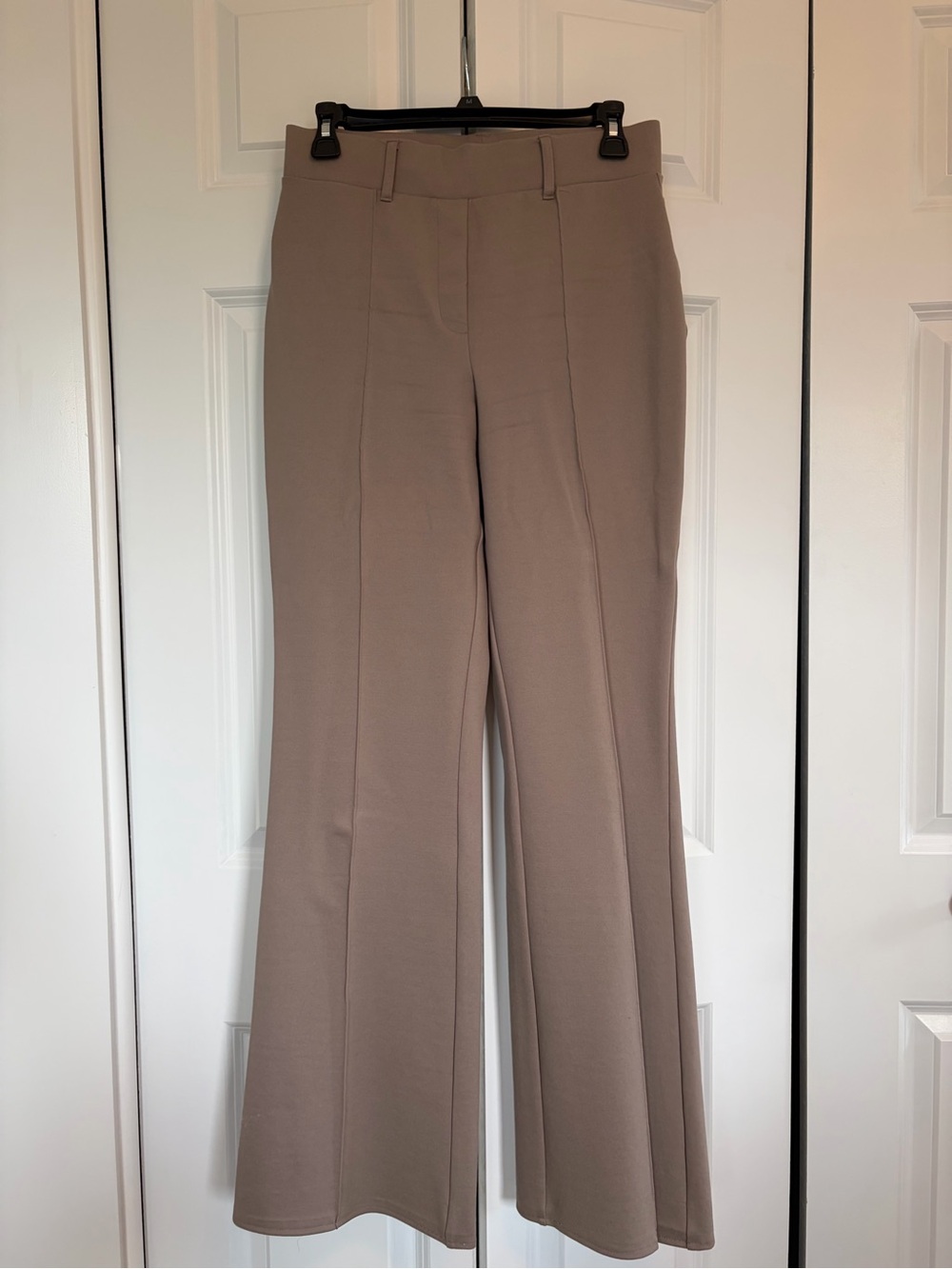 Quince High-Rise Ponte Flare Pants